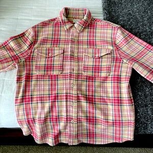 J Crew Seabord Soft-Knit Plaid Shirt